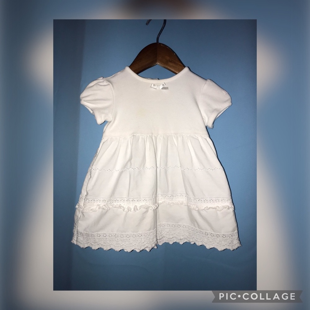 White 100% cotton dress